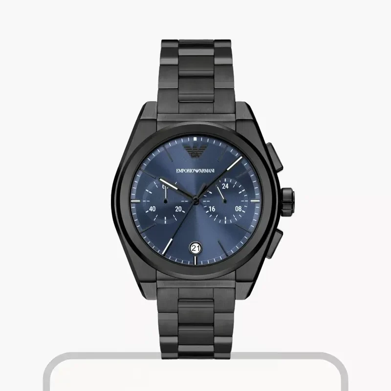 Emporio Armani Federico Chronograph Blue Dial Men's Watch- AR11561